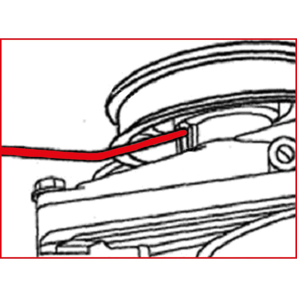 Produktabbildung Nr. 2: KS TOOLS Lüfterkupplung-Gegenhalter für Mercedes