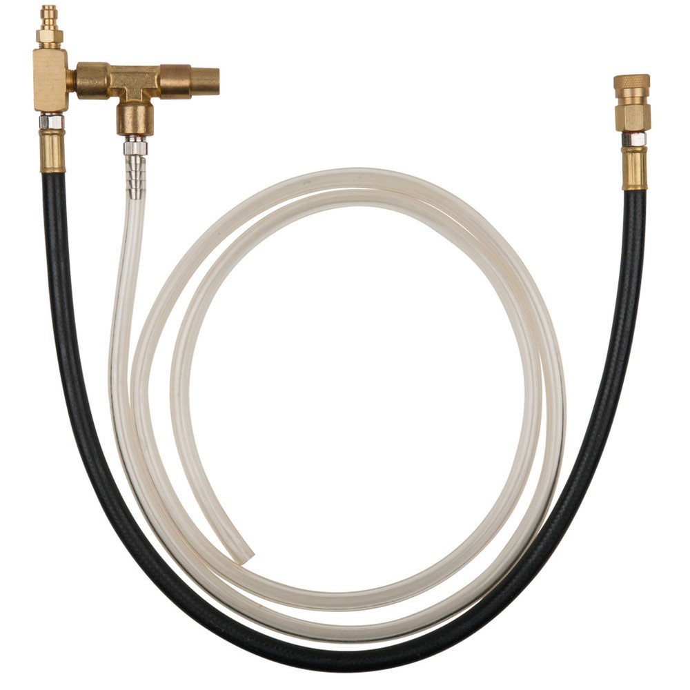 Produktabbildung: KS TOOLS Manometer-Anschlussschlauch mit 1/4" Schlauchanschluss mit Ventil für Bosch CSI und GM TBI Systeme