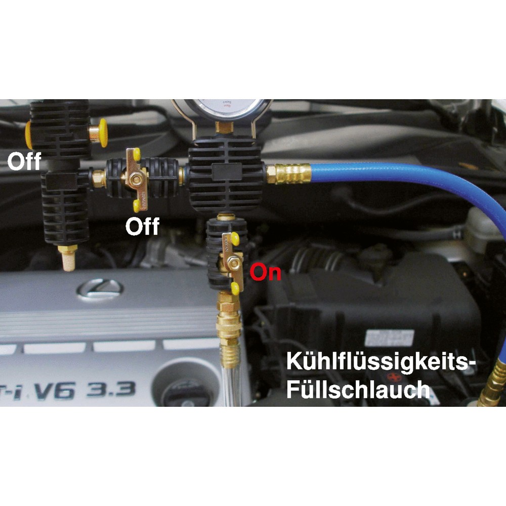 Produktabbildung Nr. 16: KS TOOLS MASTER Kühlsystem-Diagnose-Service-Satz, 25-tlg