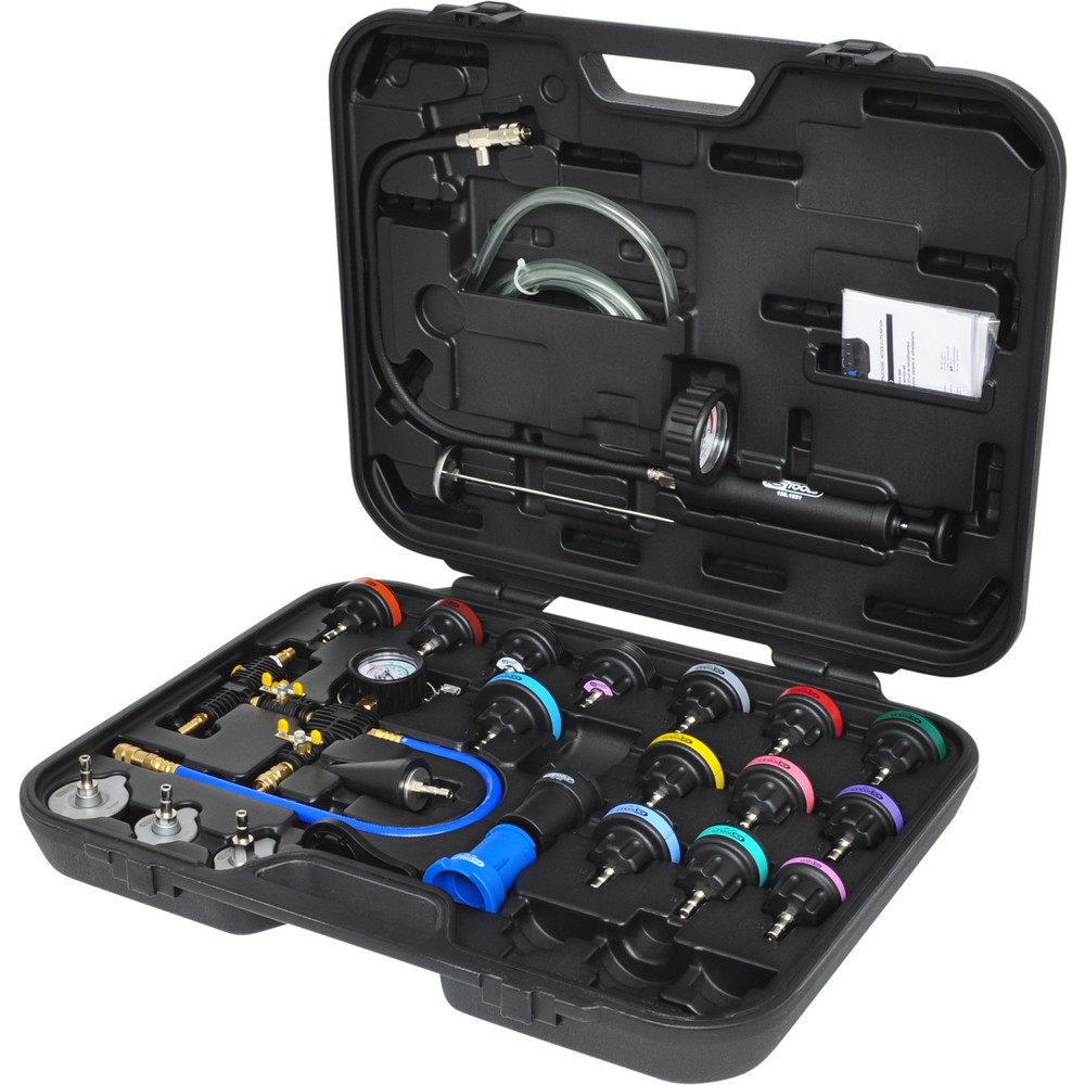 Produktabbildung: KS TOOLS MASTER Kühlsystem-Diagnose-Service-Satz, 25-tlg