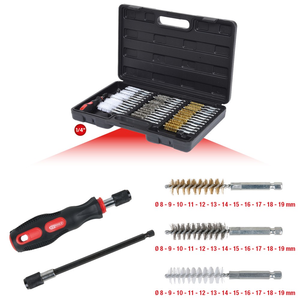 Produktabbildung Nr. 3: KS TOOLS MASTER Reinigungs-Bürsten-Satz, 38-tlg
