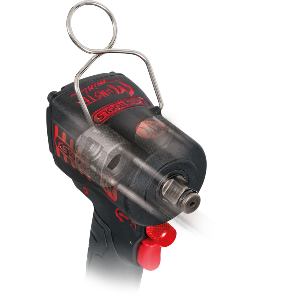 KS TOOLS 1/2" miniMONSTER Hochleistungs-Druckluft-Schlagschrauber 1.390 Nm Produktabbildung Nr. 4: KS TOOLS 1/2" miniMONSTER Hochleistungs-Druckluft-Schlagschrauber 1.390 Nm