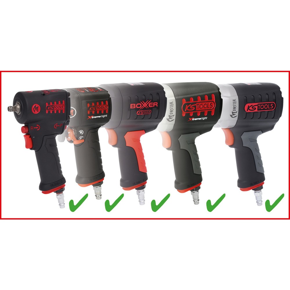 Produktabbildung Nr. 7: KS TOOLS 1/2" MONSTER Hochleistungs-Druckluft-Schlagschrauber, 1690Nm