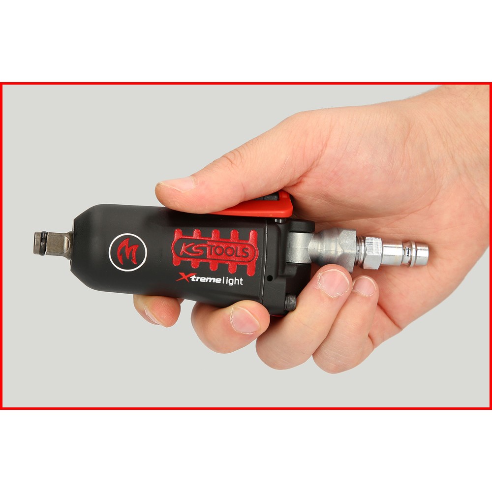 Produktabbildung Nr. 4: KS TOOLS 3/8" MONSTER Xtremelight Mini-Druckluft-Schlagschrauber mit Umschaltwippe, 108Nm