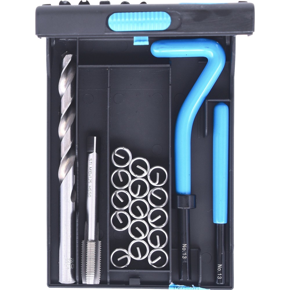 Produktabbildung Nr. 5: KS TOOLS Nirostahl Gewinde-Reparatur-Satz M10x1,25x13,8mm, 19-tlg