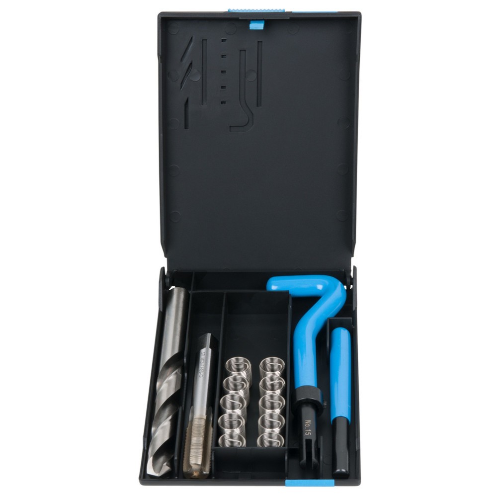 Produktabbildung: KS TOOLS Nirostahl Gewinde-Reparatur-Satz M12x1x17mm, 14-tlg