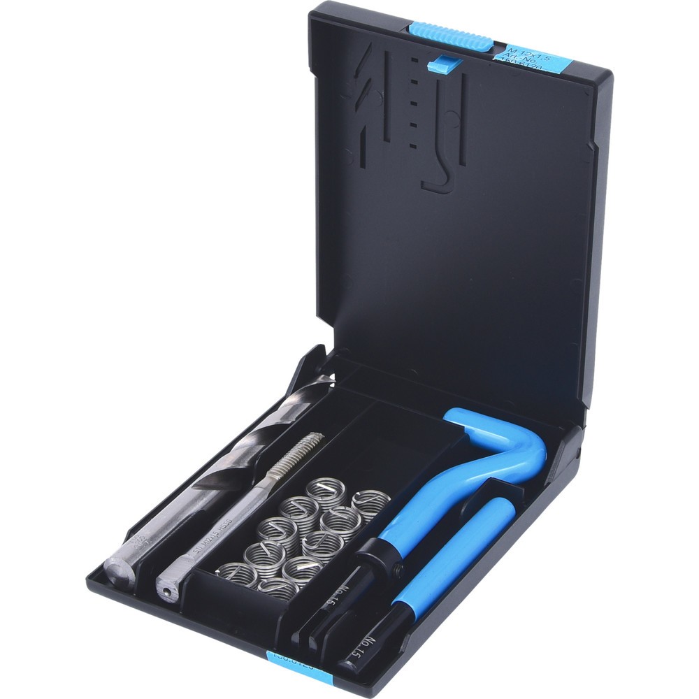 Produktabbildung: KS TOOLS Nirostahl Gewinde-Reparatur-Satz M12x1,5x16,5mm, 14-tlg