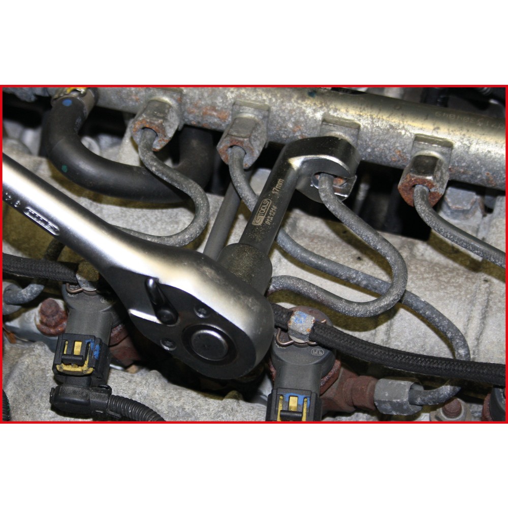 Produktabbildung Nr. 3: KS TOOLS 1/2" Offener Ring-Steckschlüssel-Satz, 6-tlg