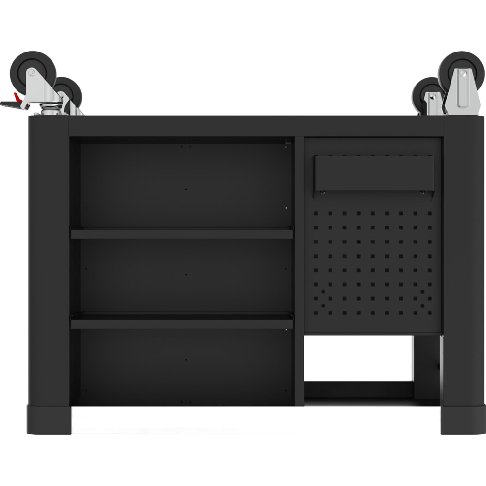 Produktabbildung Nr. 4: KS TOOLS PERFORMANCEplus P35 SCHWARZ/ROT Werkstattwagen mit 12 Schubladen