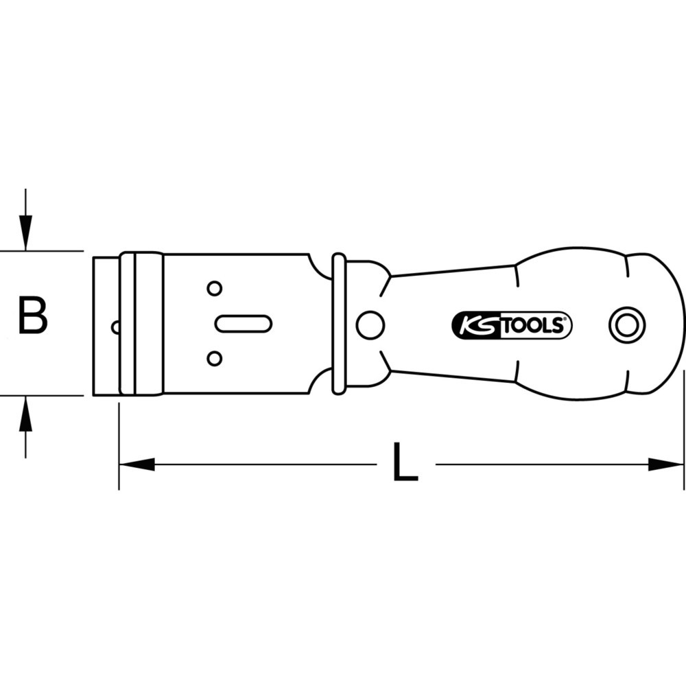Produktabbildung Nr. 8: KS TOOLS Plakettenschaber, 38mm