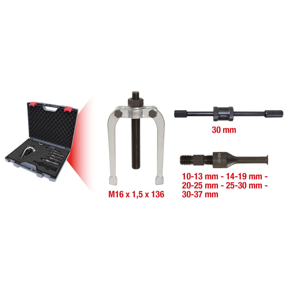 Produktabbildung Nr. 2: KS TOOLS Präzisions-Innen-Auszieher-Satz Ø 10-37mm, 7-tlg