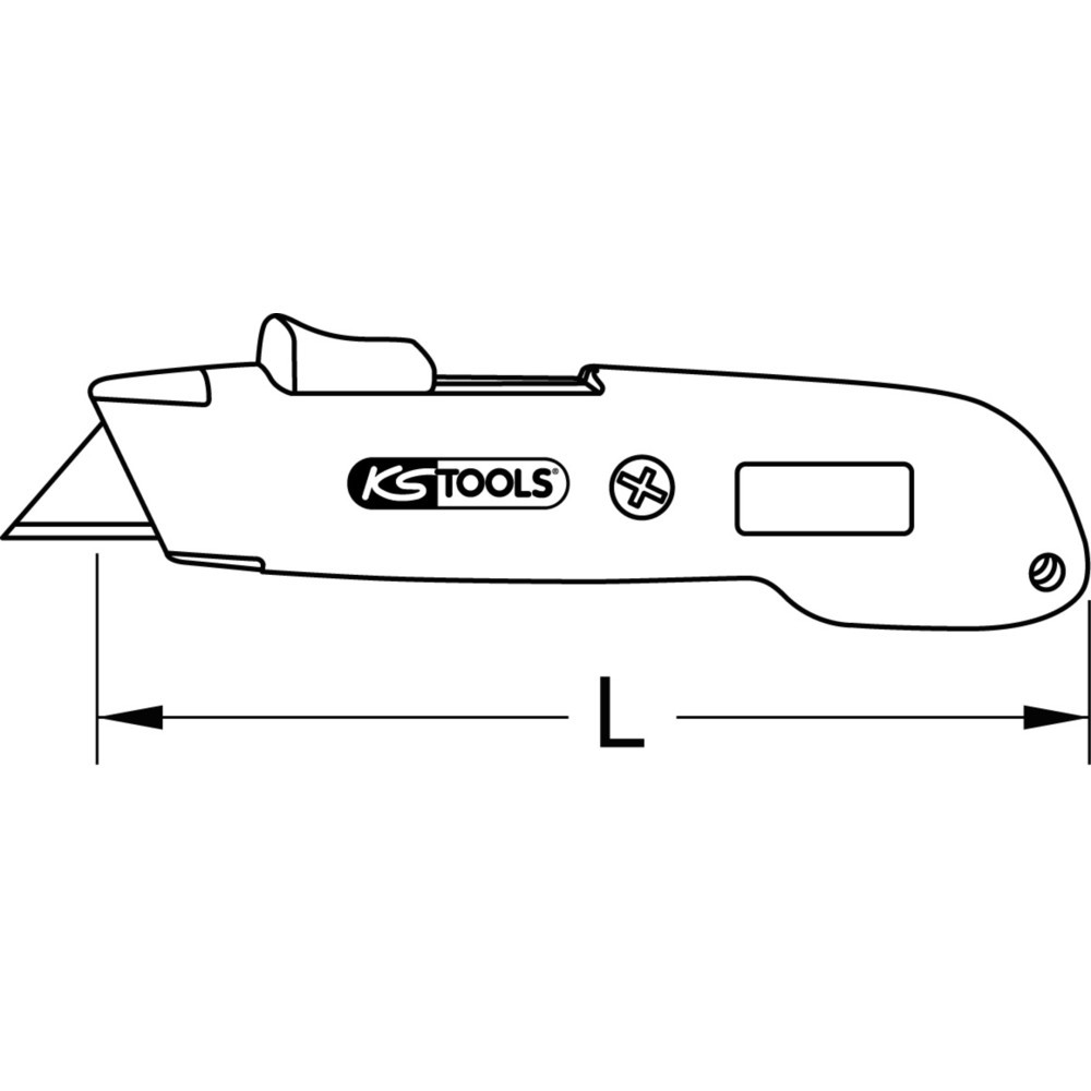 Produktabbildung Nr. 5: KS TOOLS Profi-Sicherheits-Universal-Messer, 145mm