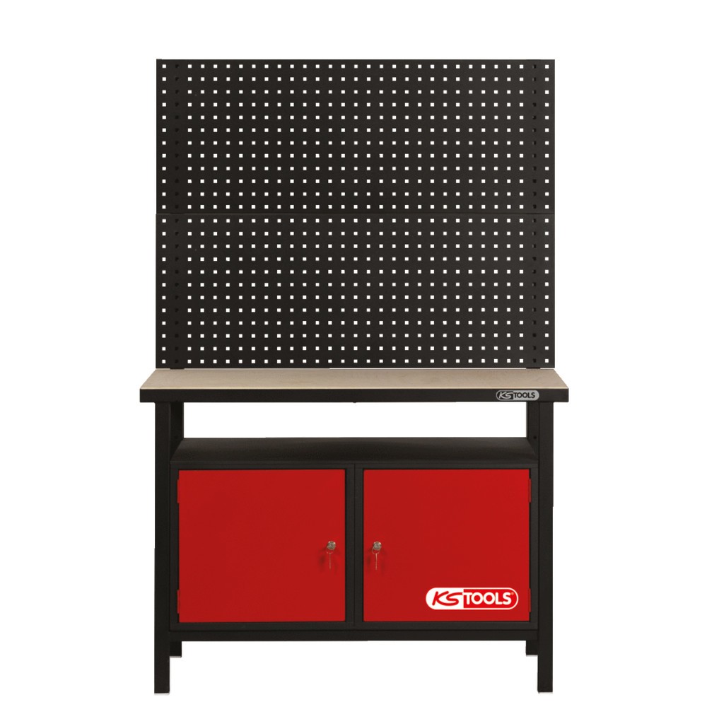 Produktabbildung Nr. 4: KS TOOLS Profi-Werkbank mit 2 Türen, H840xB1200xT600mm