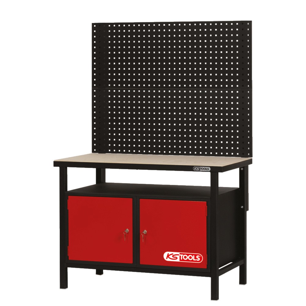 Produktabbildung Nr. 5: KS TOOLS Profi-Werkbank mit 2 Türen, H840xB1200xT600mm