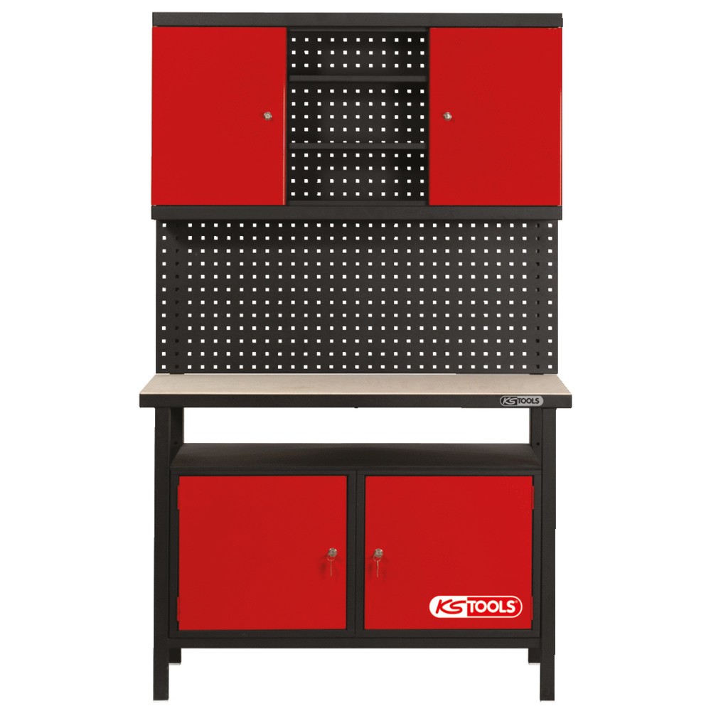 Produktabbildung Nr. 6: KS TOOLS Profi-Werkbank mit 2 Türen, H840xB1200xT600mm
