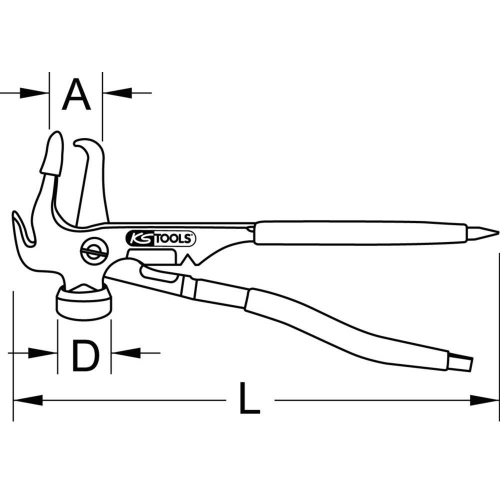 Produktabbildung Nr. 5: KS TOOLS Reifendienstzange, 250mm