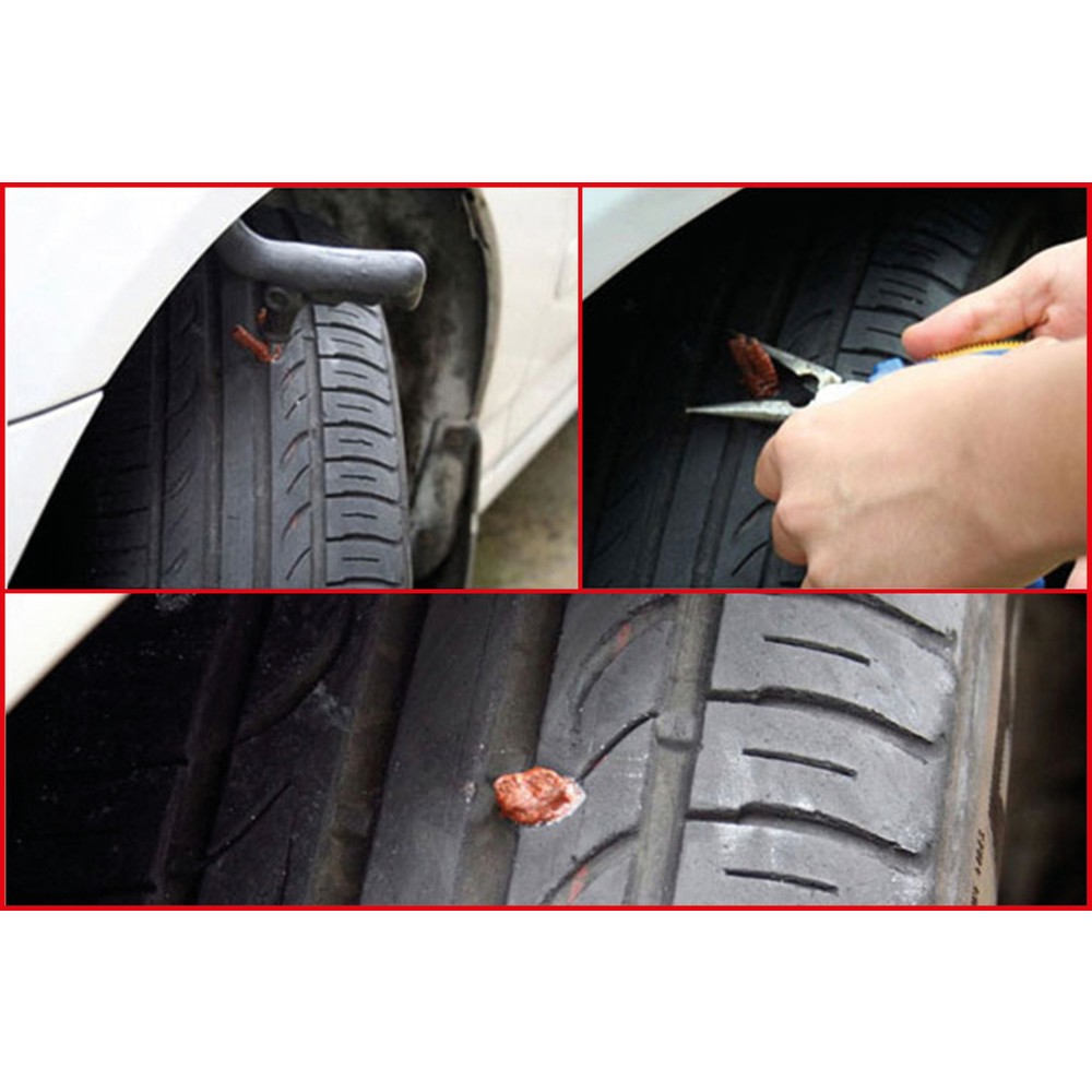 Produktabbildung Nr. 2: KS TOOLS Reifenvulkanisier-Satz für KFZ, 5-tlg, 100 mm Fäden
