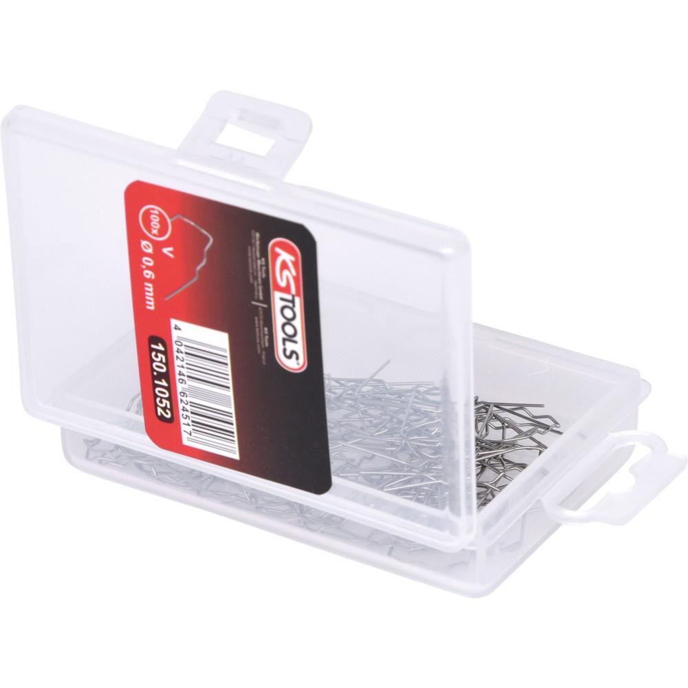 Produktabbildung Nr. 3: KS TOOLS Reparaturklammer V-Form Ø 0,6 mm, 100 Stück