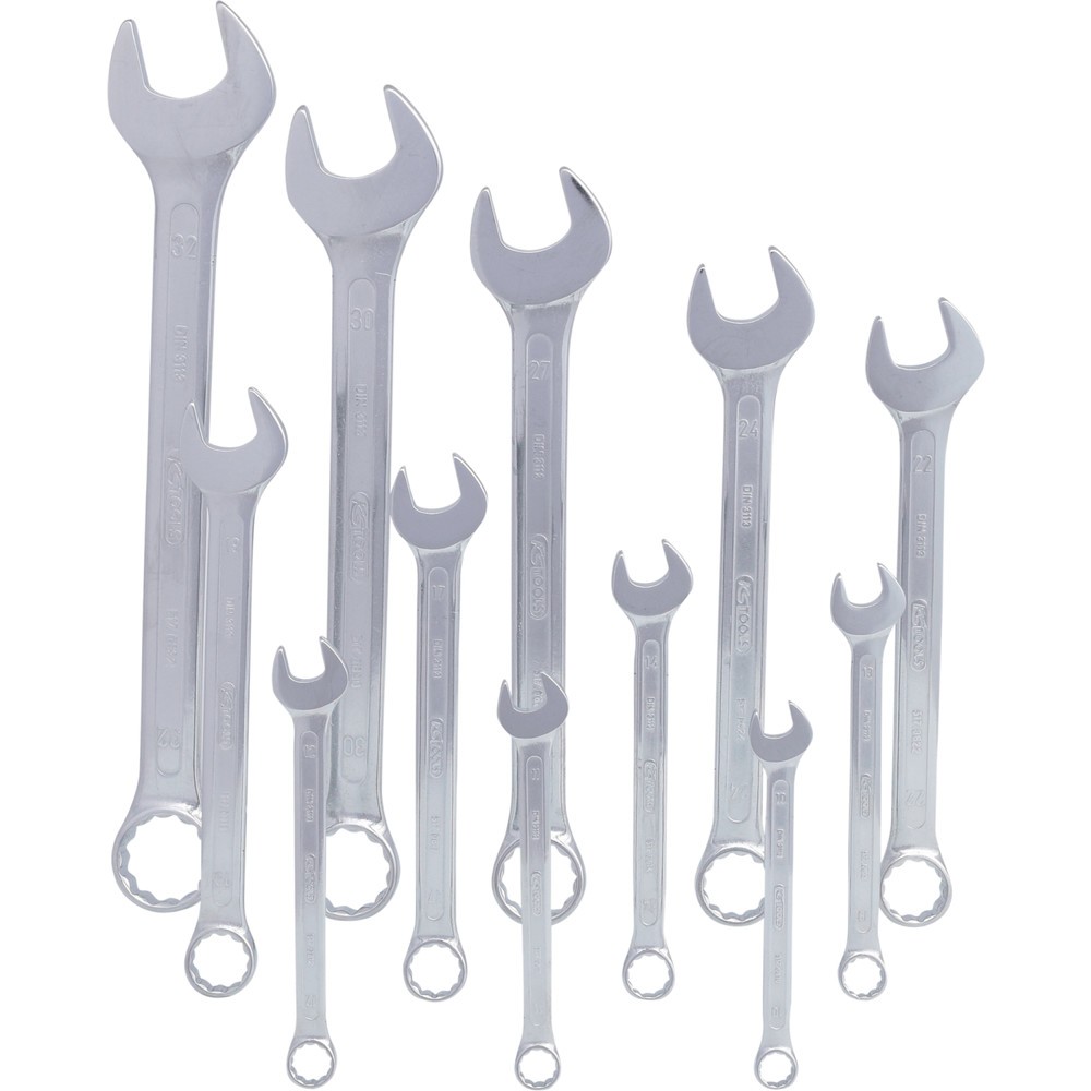 Produktabbildung Nr. 2: KS TOOLS Ringmaulschlüssel-Satz, abgewinkelt, 12-tlg 10-32mm
