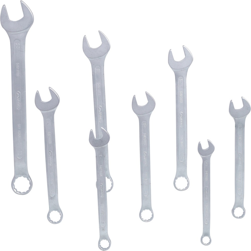 Produktabbildung: KS TOOLS Ringmaulschlüssel-Satz, 8-tlg gekröpft, 8-22mm