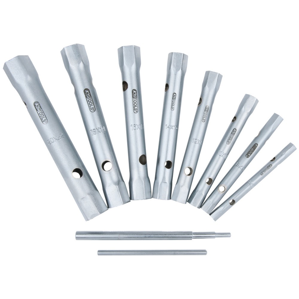 Produktabbildung: KS TOOLS Rohrsteckschlüssel-Satz, 10-tlg, 6x7-20x22mm