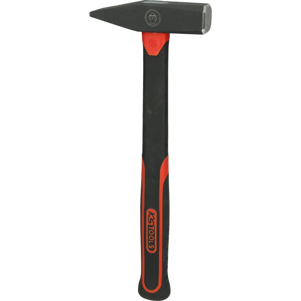 Produktabbildung: KS TOOLS Schlosserhammer mit Fiberglasstiel, 400g