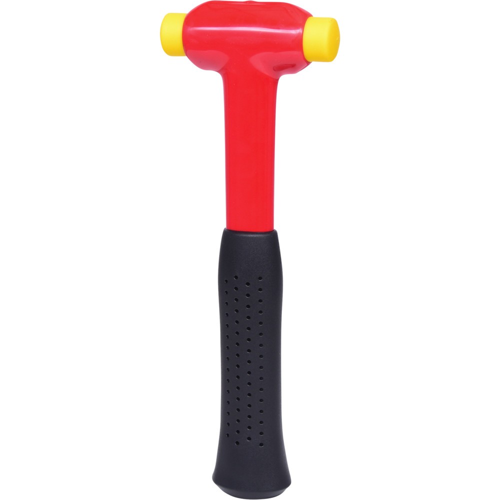 Produktabbildung Nr. 2: KS TOOLS Schonhammer mit Schutzisolierung, Kopf Ø 25mm