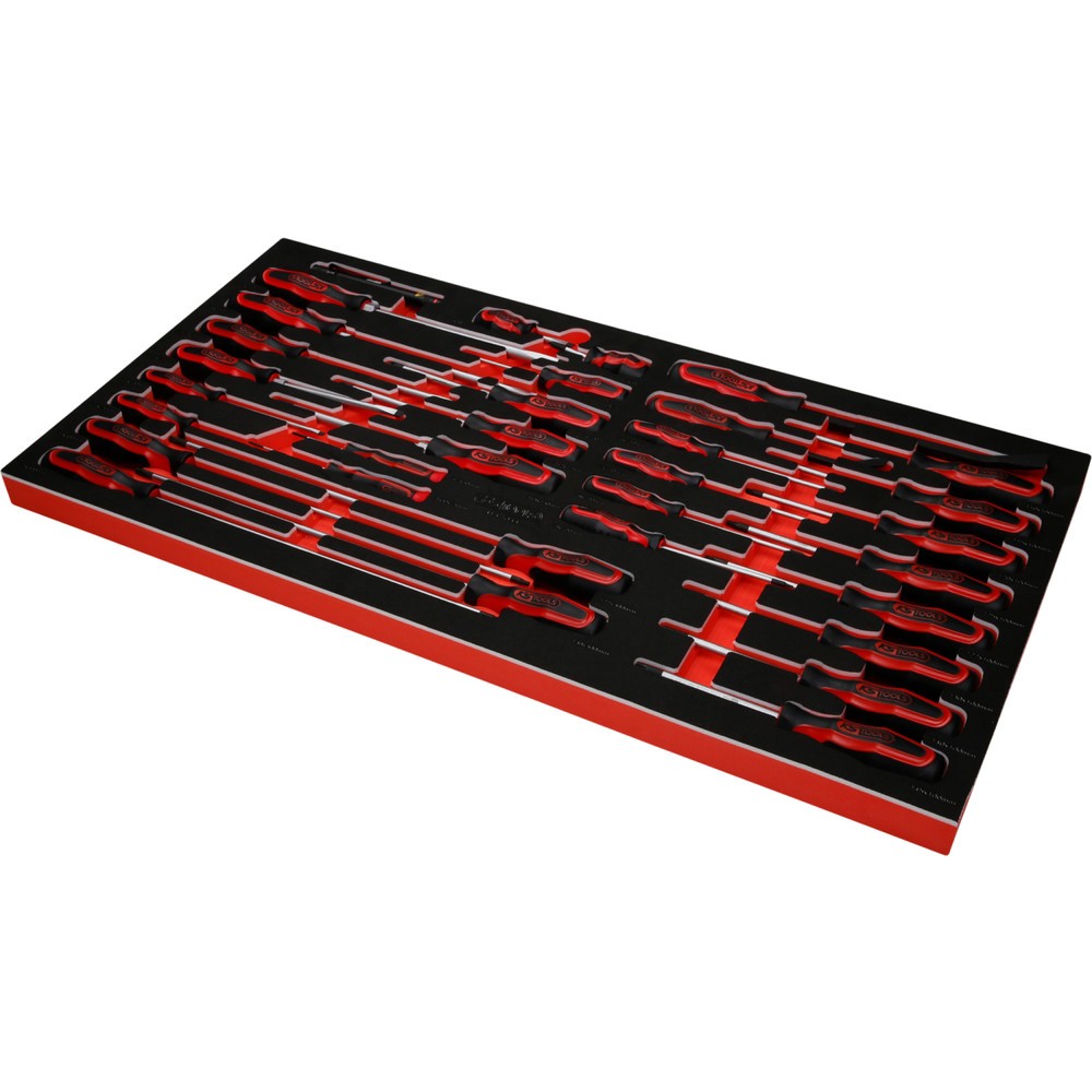 Produktabbildung Nr. 4: KS TOOLS Schraubendreher-Satz in Schaumstoffeinlage, 33-tlg