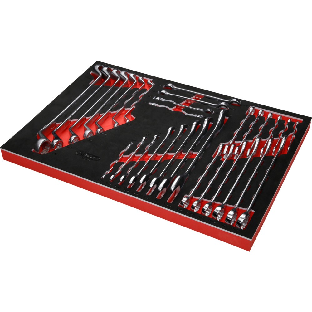 Produktabbildung Nr. 4: KS TOOLS Schraubenschlüssel-Satz in Schaumstoffeinlage, 31-tlg, Zoll