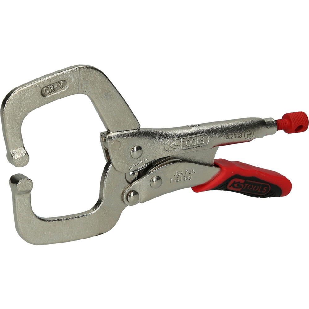 Produktabbildung: KS TOOLS Schweiß-Klammer-Gripzange mit Easy-Release, 165mm