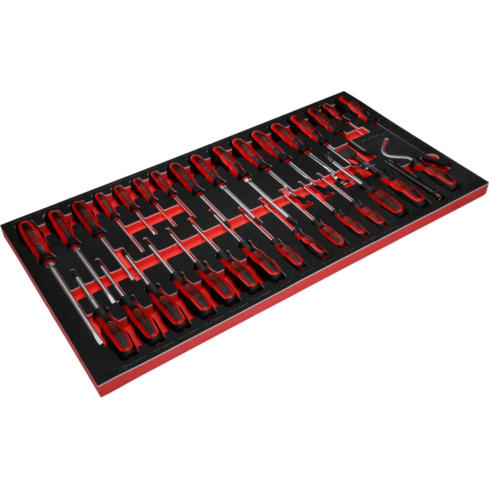Produktabbildung Nr. 2: KS TOOLS Schraubendreher-Satz in Schaumstoffeinlage, 33-tlg