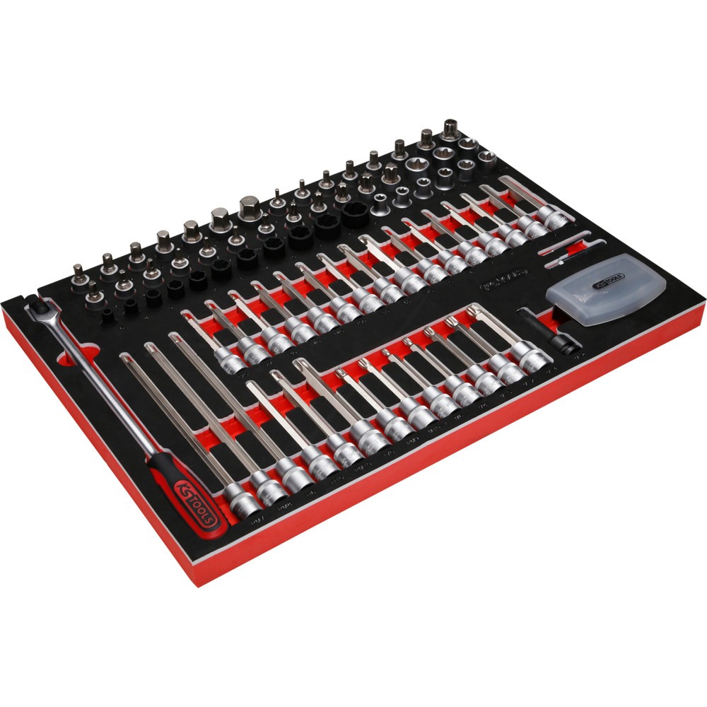 Produktabbildung Nr. 5: KS TOOLS 1/2'' Bit-Stecknuss-Satz in Schaumstoffeinlage, 111-tlg