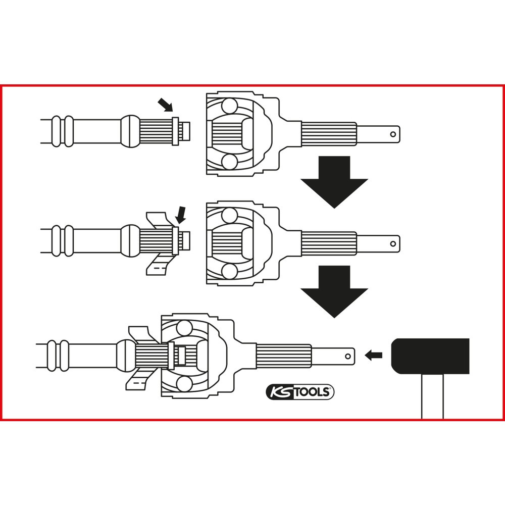 Produktabbildung Nr. 4: KS TOOLS Sicherungsring-Spannwerkzeug, 5-50mm