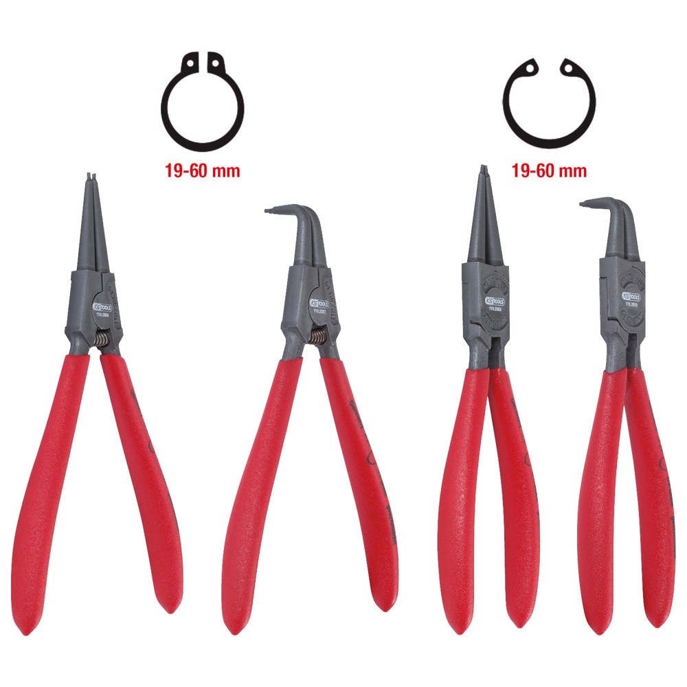 Produktabbildung Nr. 2: KS TOOLS Sicherungszangen-Satz, 19-60 mm, 4-tlg