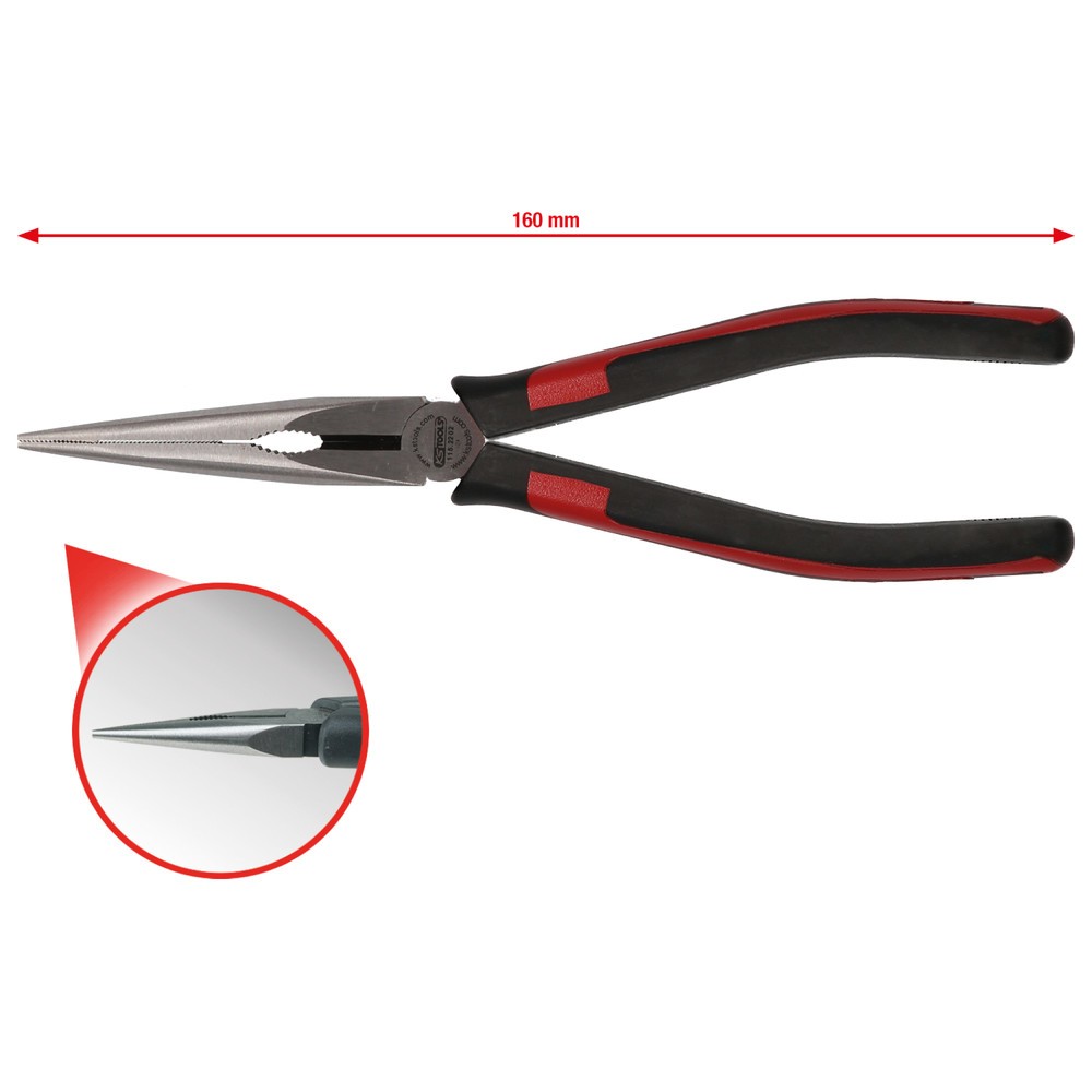 Produktabbildung Nr. 2: KS TOOLS SlimPOWER Flachrundzange, 160mm