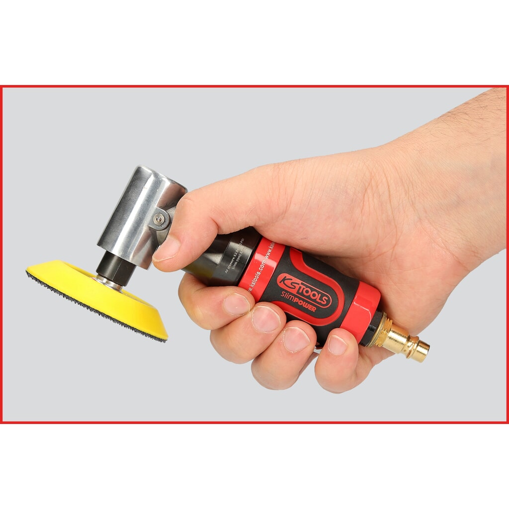 KS TOOLS 1/4" SlimPOWER Mini-Druckluft-Polierer Produktabbildung Nr. 5: KS TOOLS 1/4" SlimPOWER Mini-Druckluft-Polierer