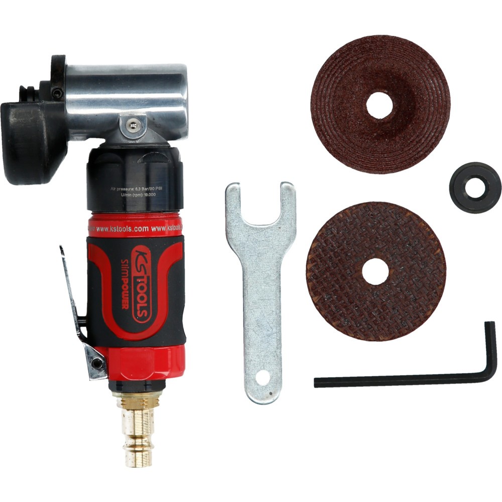Produktabbildung Nr. 12: KS TOOLS 1/4" SlimPOWER Mini-Druckluft-Stab-Trennschleifer, kurz