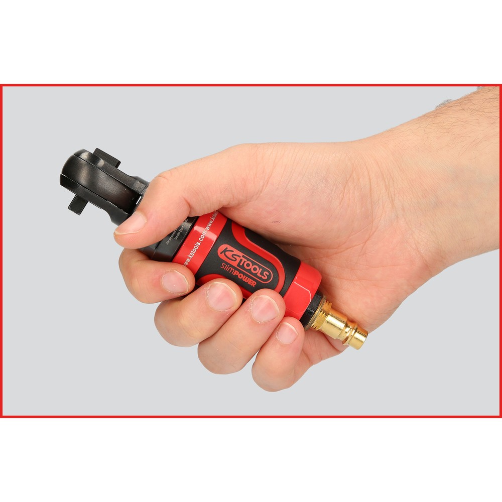 Produktabbildung Nr. 7: KS TOOLS 1/4" SlimPOWER Mini-Druckluft-Umschaltratsche 30Nm