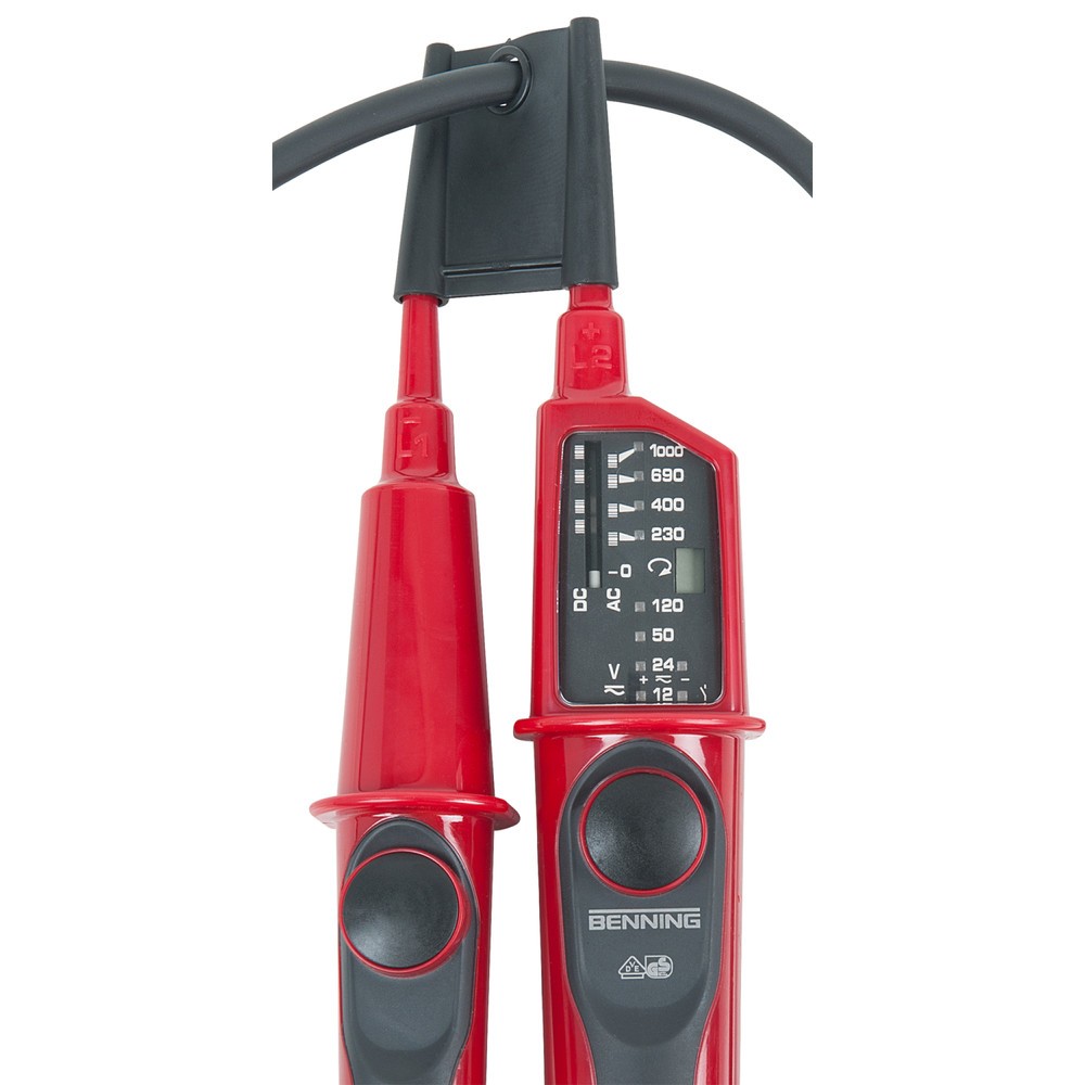 Produktabbildung Nr. 3: KS TOOLS Spannungsprüfer mit Schutzisolierung zweipolig 12-1000 V