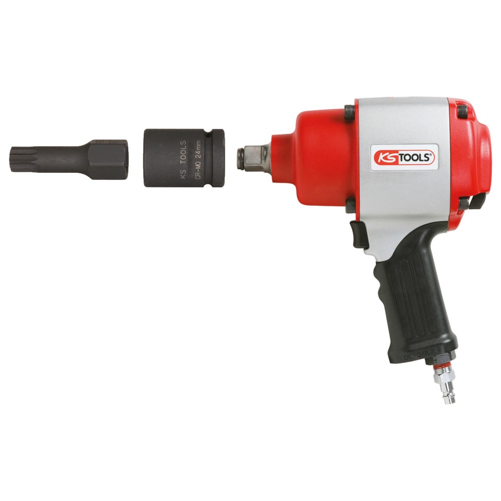 Produktabbildung Nr. 4: KS TOOLS 1/2" Spezial-Kraft-Bit-Stecknuss-Satz Vielzahn, 7-tlg M14-M18