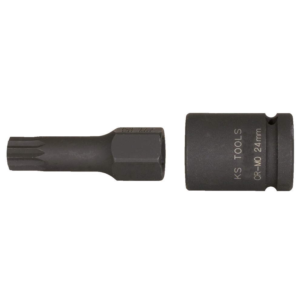 Produktabbildung Nr. 5: KS TOOLS 1/2" Spezial-Kraft-Bit-Stecknuss-Satz Vielzahn, 7-tlg M14-M18