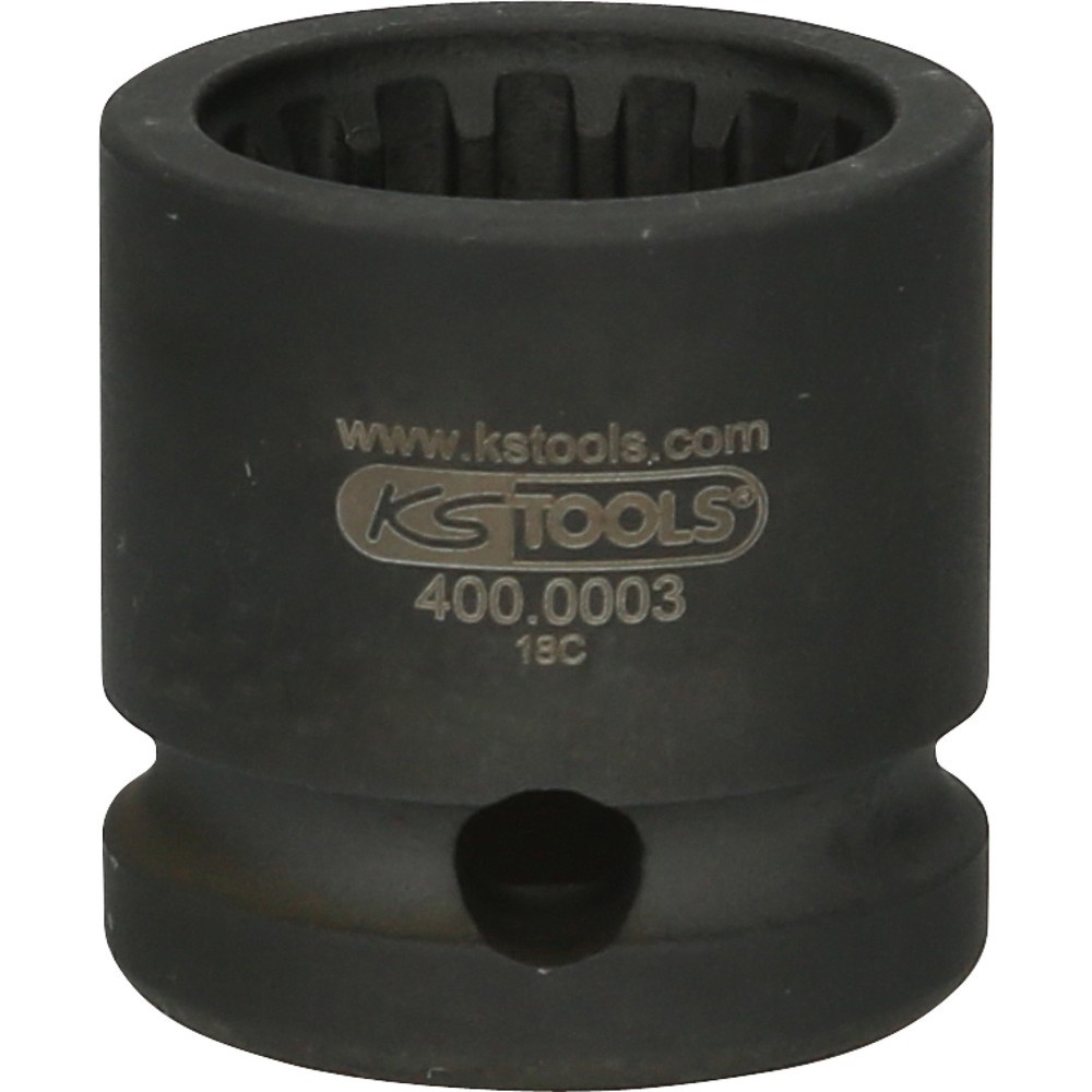 Produktabbildung Nr. 5: KS TOOLS 1/2" Spezial Stecknuss mit Sonderprofil, phosphatiert, 30 mm