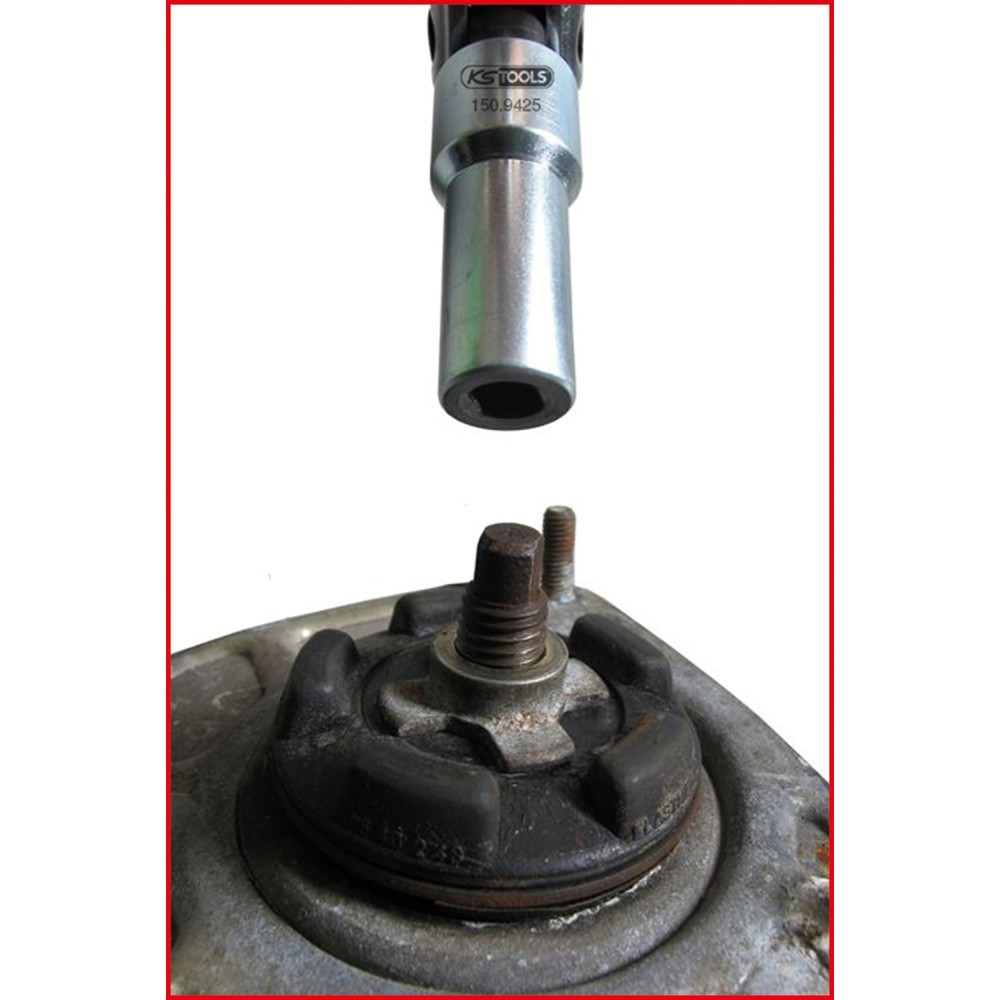 Produktabbildung Nr. 4: KS TOOLS Spezial Stoßdämpfer-Gegenhalter-Werkzeug-Satz für Volvo, 2-tlg