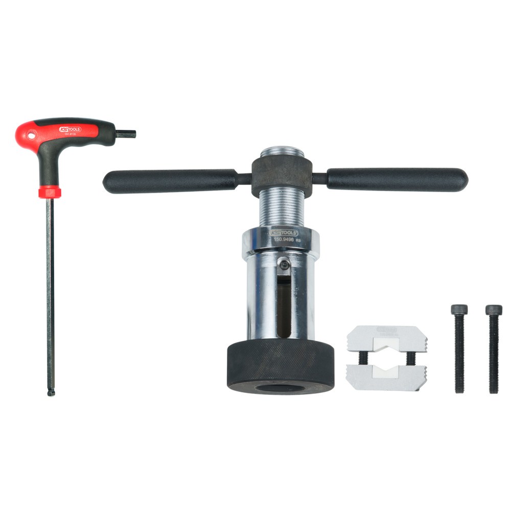 Produktabbildung Nr. 11: KS TOOLS Stoßdämpfer-Montagehilfe-Satz für Stoßdämpfer mit Zuganschlagfeder, 7-tlg