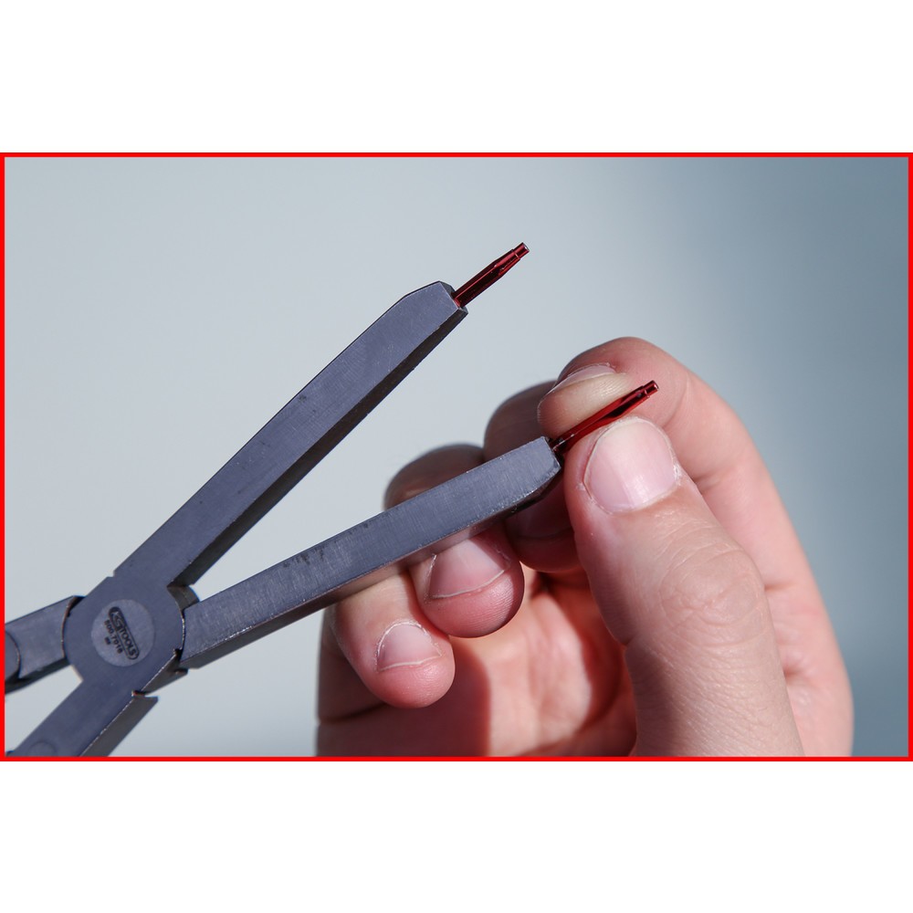 Produktabbildung Nr. 2: KS TOOLS Spitzenpaar für Doppelgelenk-Sicherungszangen, 1,8 mm, gerade
