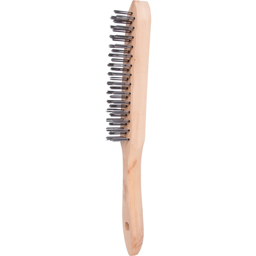 Produktabbildung Nr. 1: KS TOOLS Stahl-Handdrahtbürste 3-reihig, 290mm