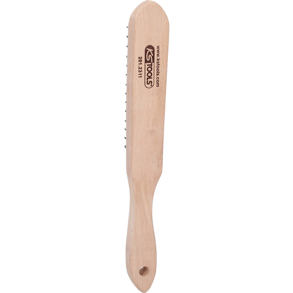Produktabbildung Nr. 3: KS TOOLS Stahl-Handdrahtbürste 4-reihig, 290mm