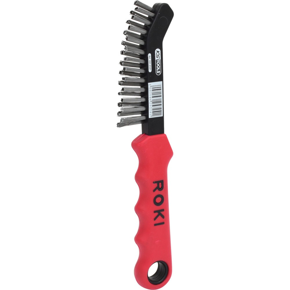 Produktabbildung Nr. 1: KS TOOLS Stahldraht-Bremssattel-Drahtbürste 2-reihig, spitz