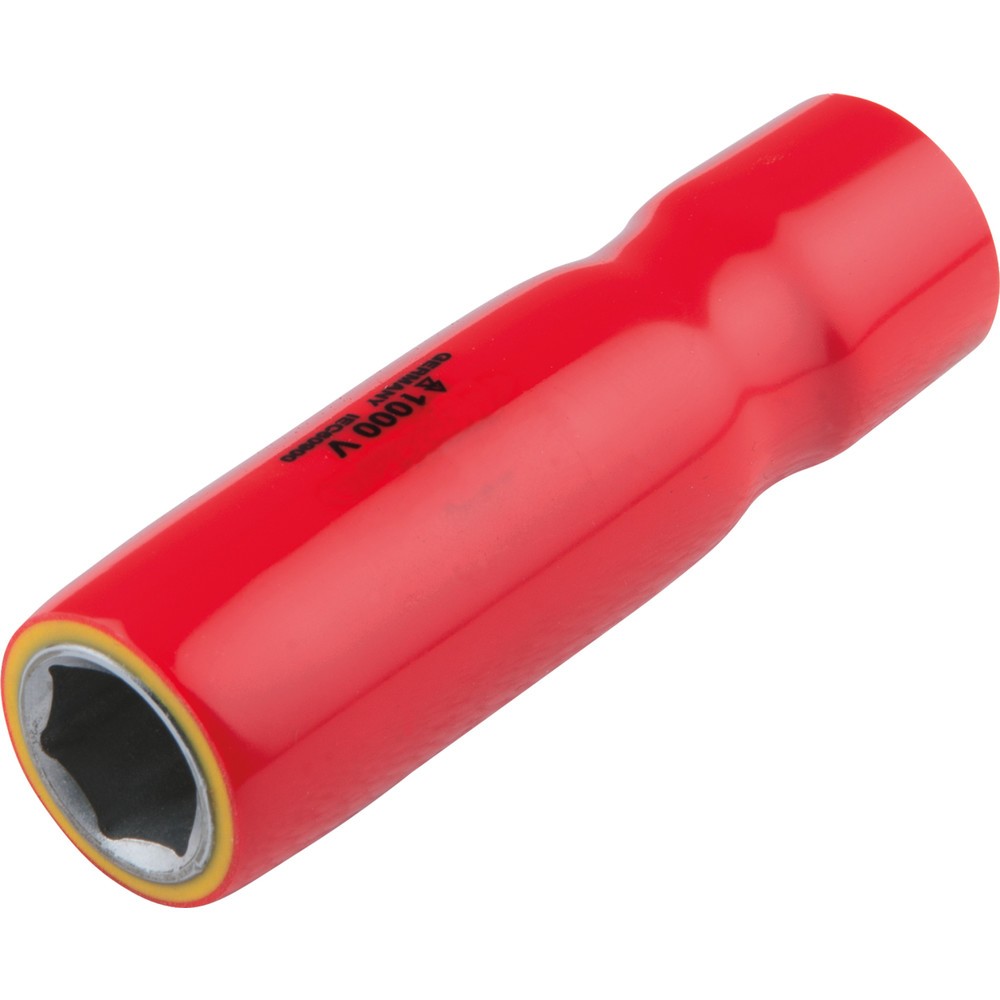 Produktabbildung Nr. 2: KS TOOLS 3/8" Stecknuss mit Schutzisolierung, lang, 13 mm