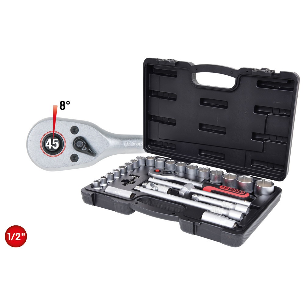 Produktabbildung Nr. 1: KS TOOLS 1/2" Steckschlüssel-Satz, 28-tlg